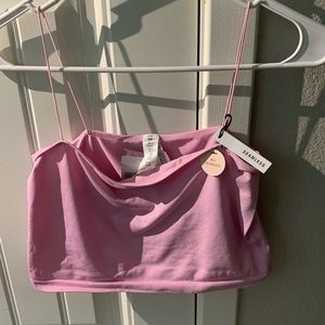 Pink seamless crop top!
